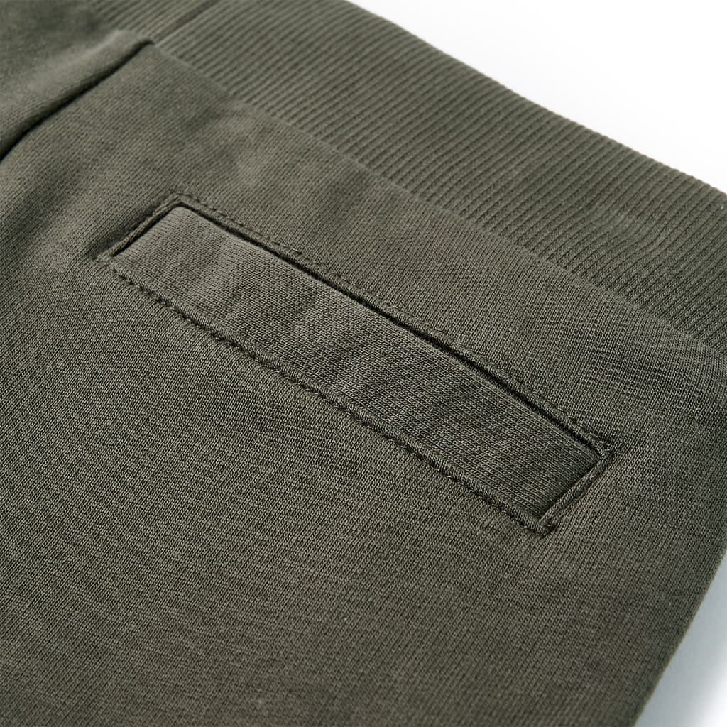 Short enfant à cordon Kaki foncé 128