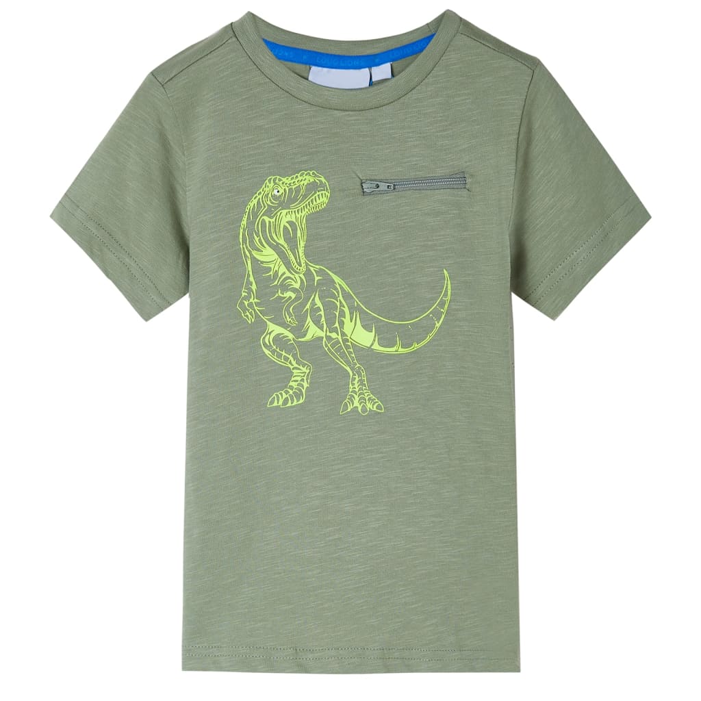 T-shirt à manches courtes enfant Kaki clair 104