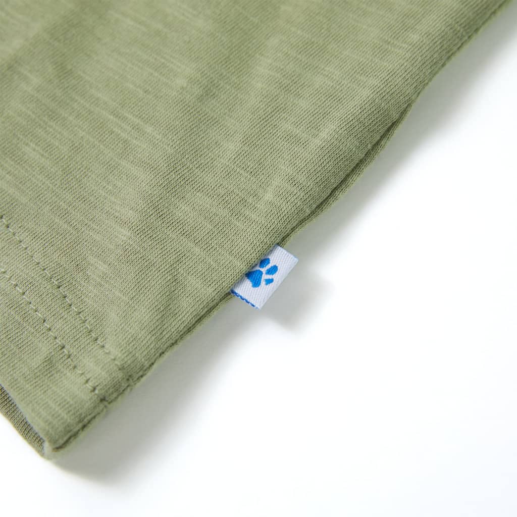 T-shirt à manches courtes enfant Kaki clair 104