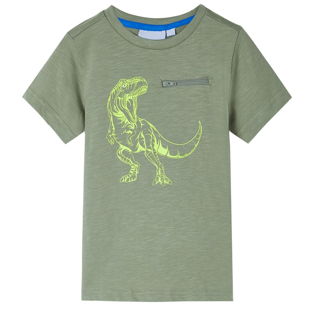 T-shirt manches courtes enfant Kaki clair 116