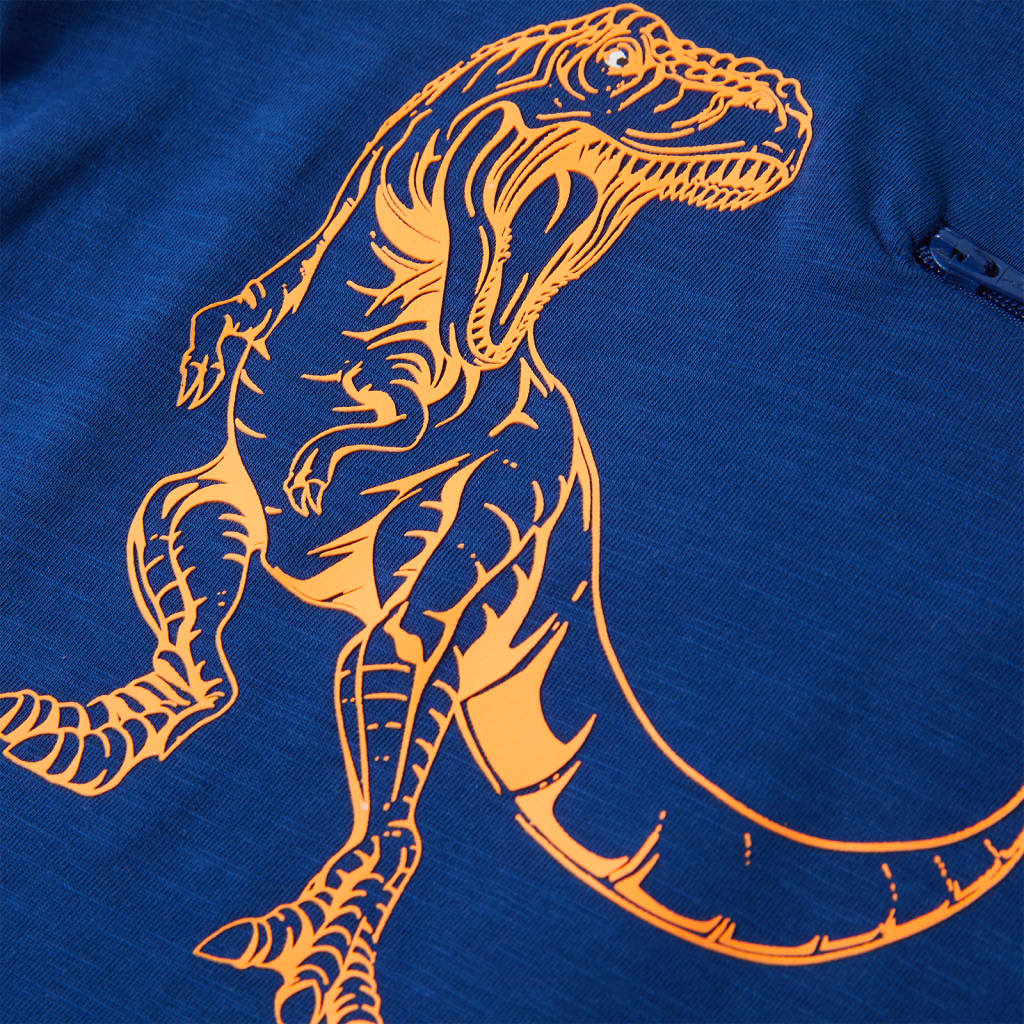 T-shirt enfant à manches courtes bleu foncé 104