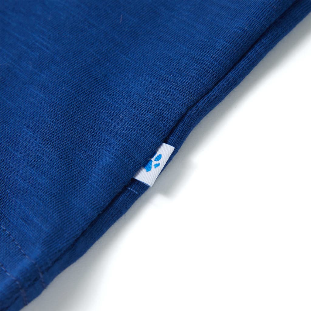 T-shirt enfant à manches courtes bleu foncé 104