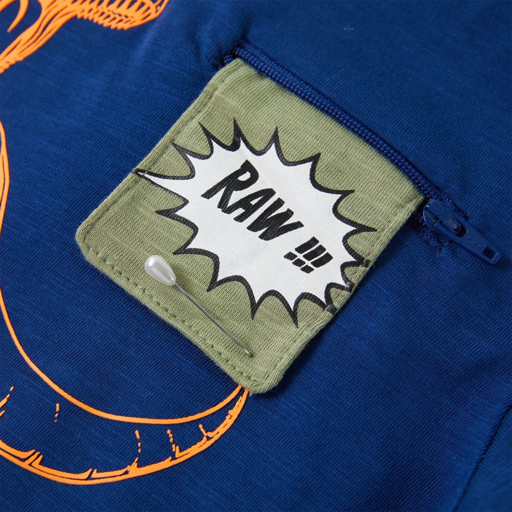 T-shirt enfant à manches courtes Bleu foncé 116