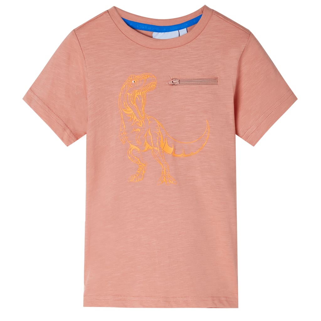 Kids' Short-Sleeve T-Shirt Light Orange 128