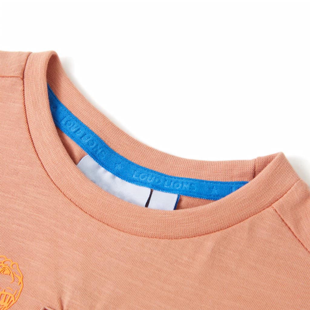 Kids' Short-Sleeve T-Shirt Light Orange 128