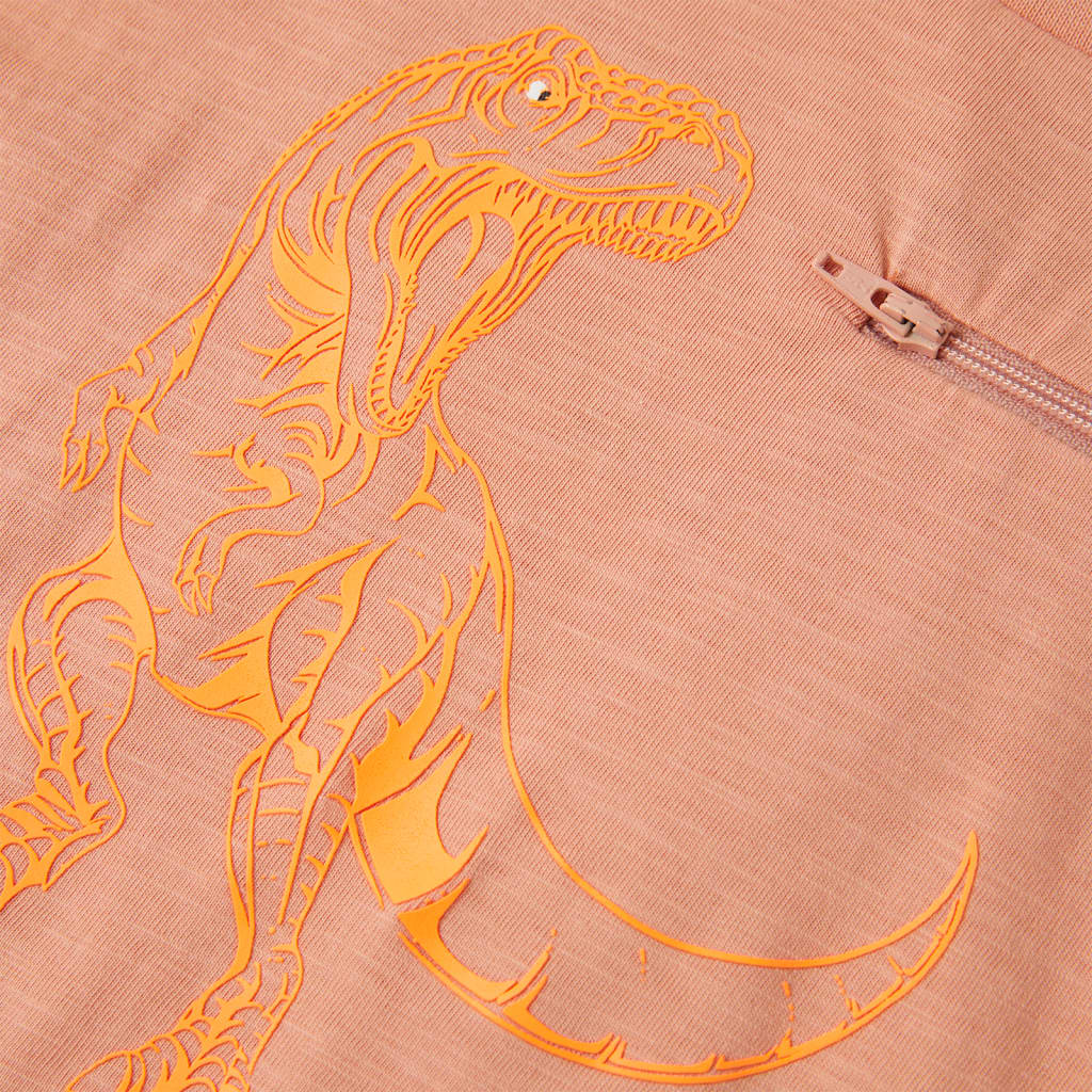 Kids' Short-Sleeve T-Shirt Light Orange 128