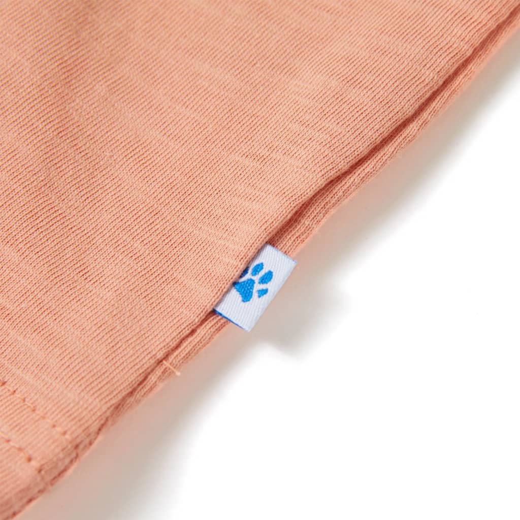 Kids' Short-Sleeve T-Shirt Light Orange 128