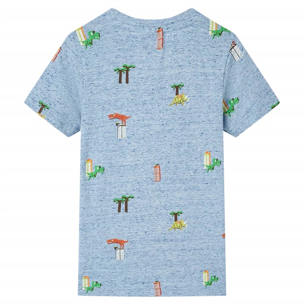 Children's T-Shirt Blue Melange 104