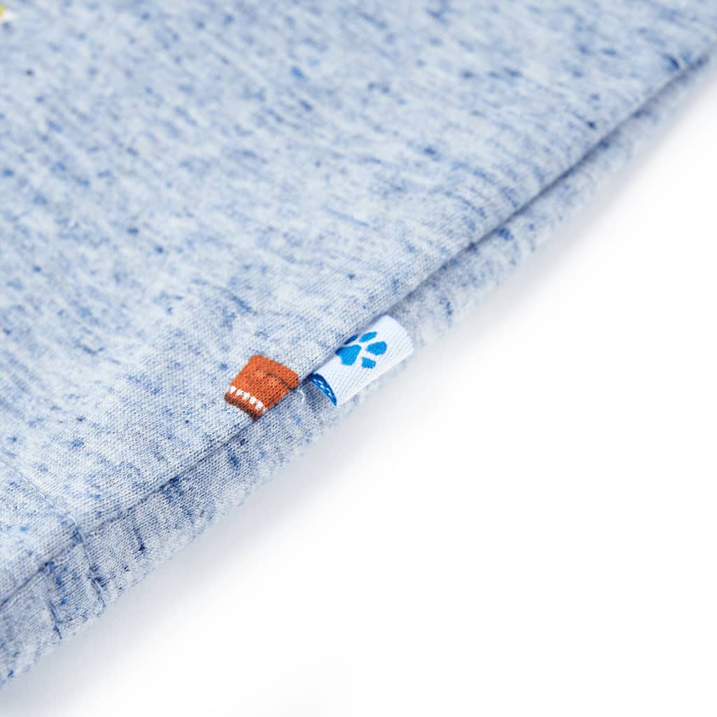 Children's T-Shirt Blue Melange 104