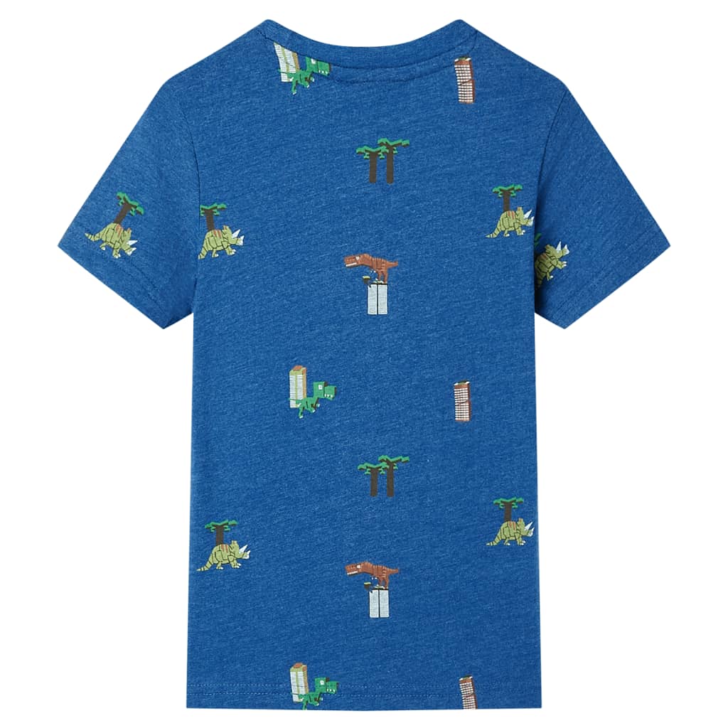 Kids' T-shirt Dark Blue Mélange 104