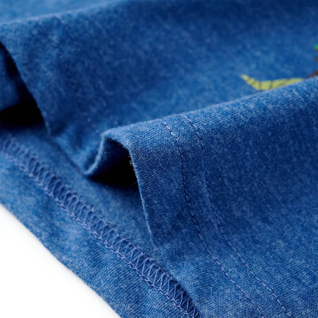 Kids' T-shirt Dark Blue Mélange 104