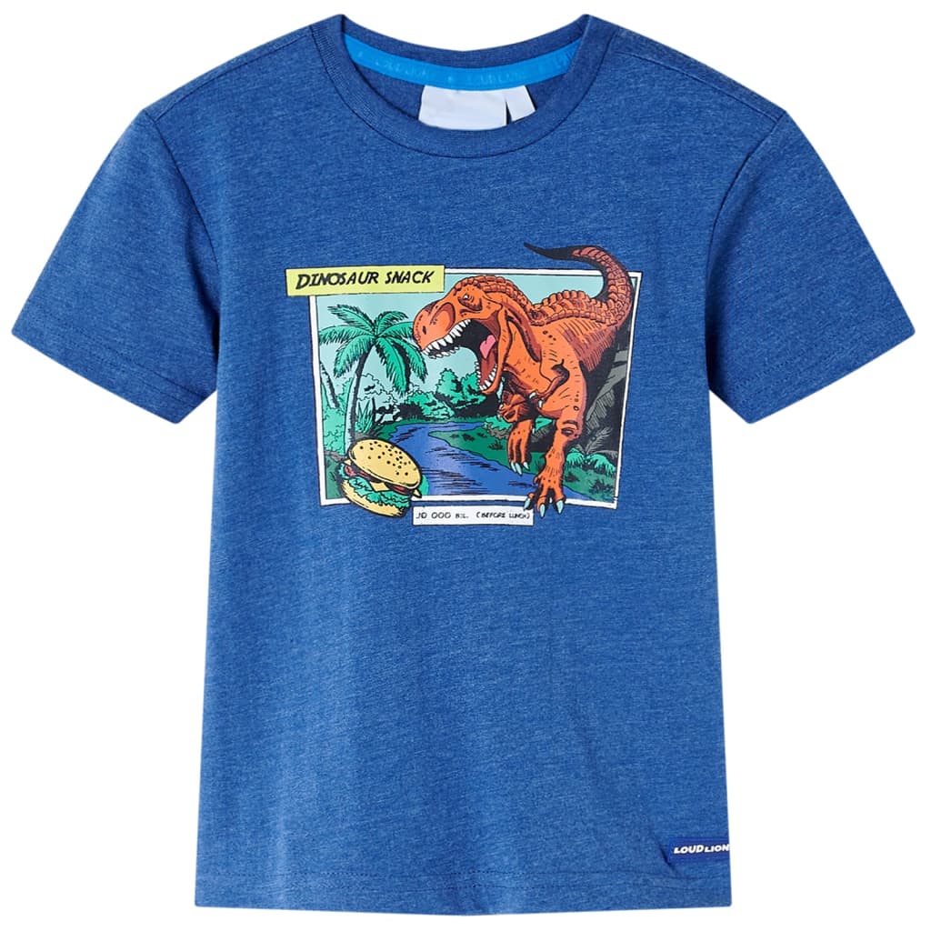 Kids' T-Shirt Dark Blue Marl 128