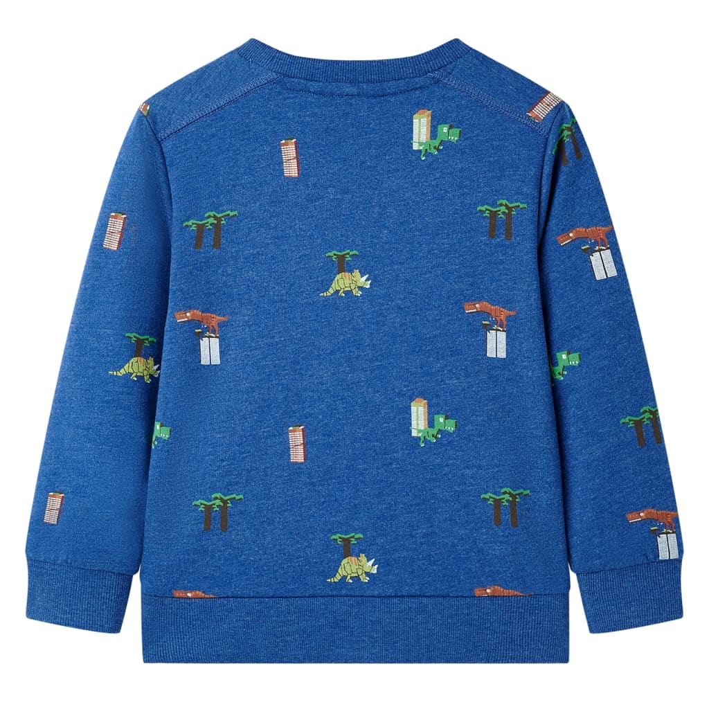 Kids' Sweatshirt Dark Blue Mélange 140