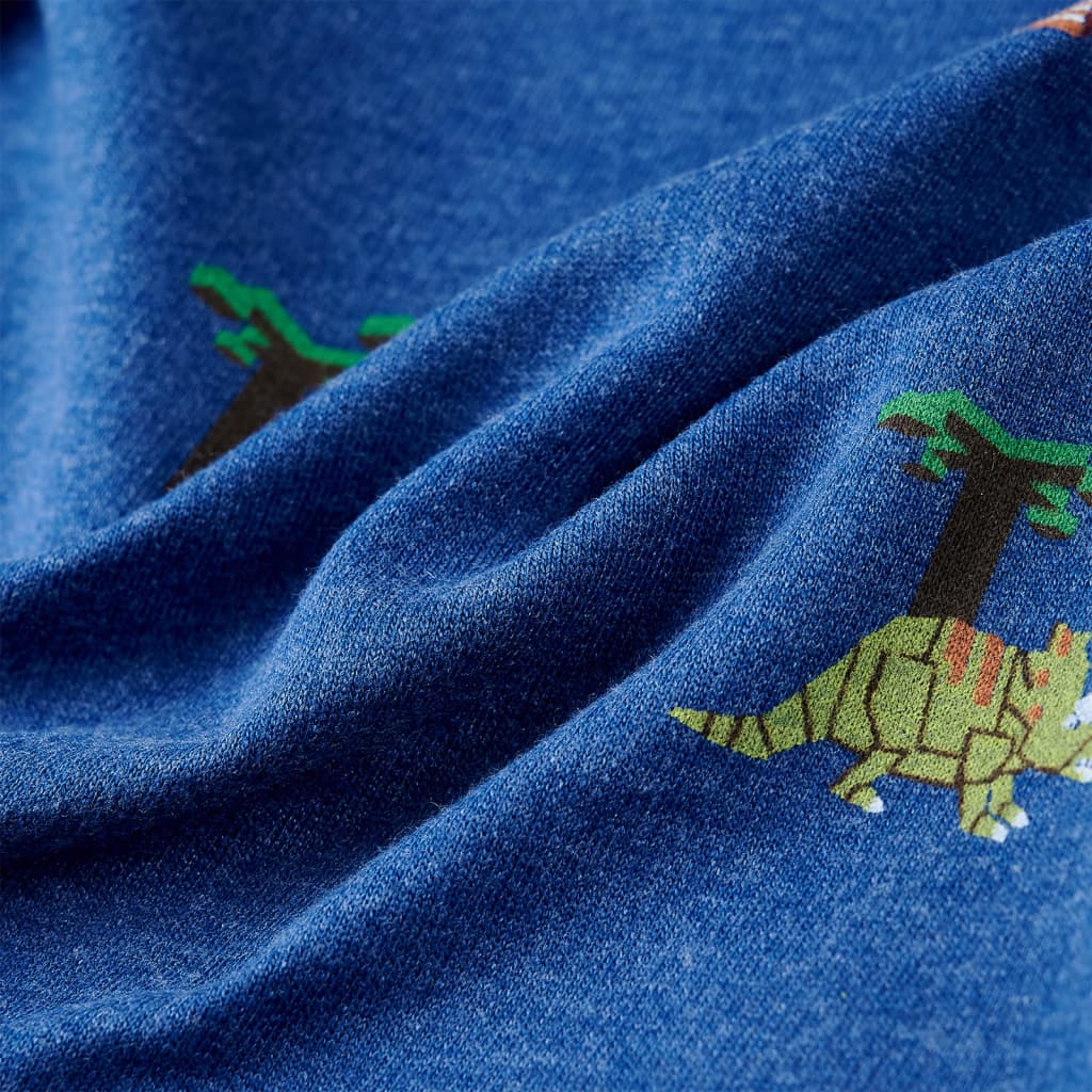 Kids' Sweatshirt Dark Blue Mélange 140