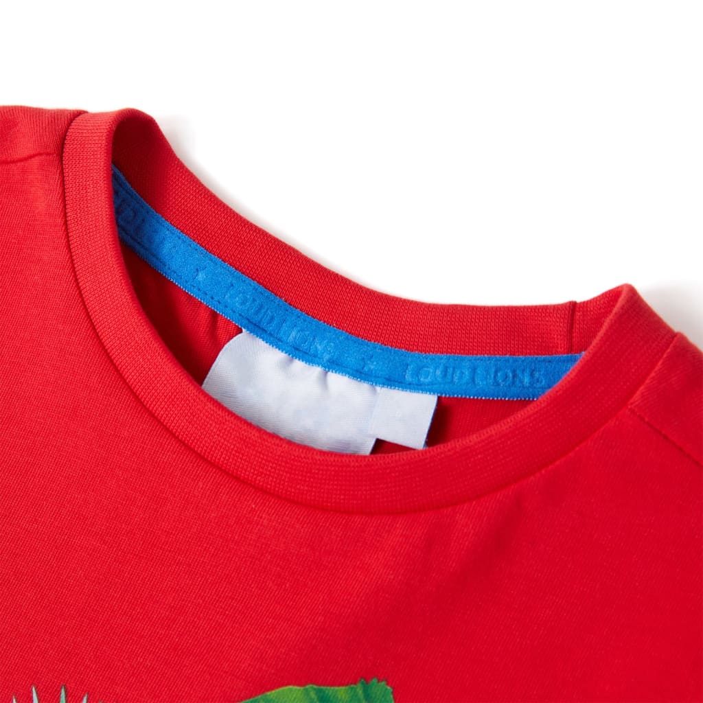 T-shirt enfant rouge 140