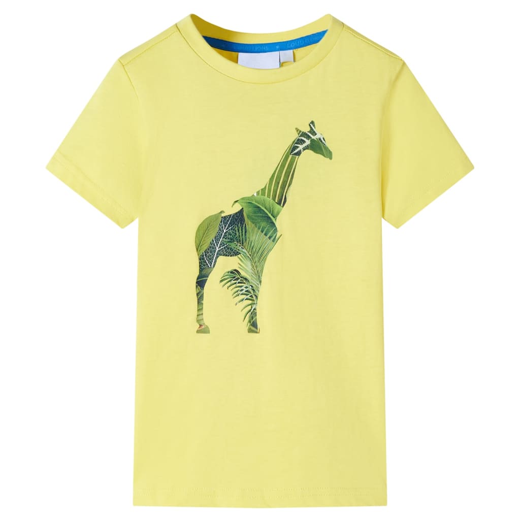 T-shirt enfant jaune 128