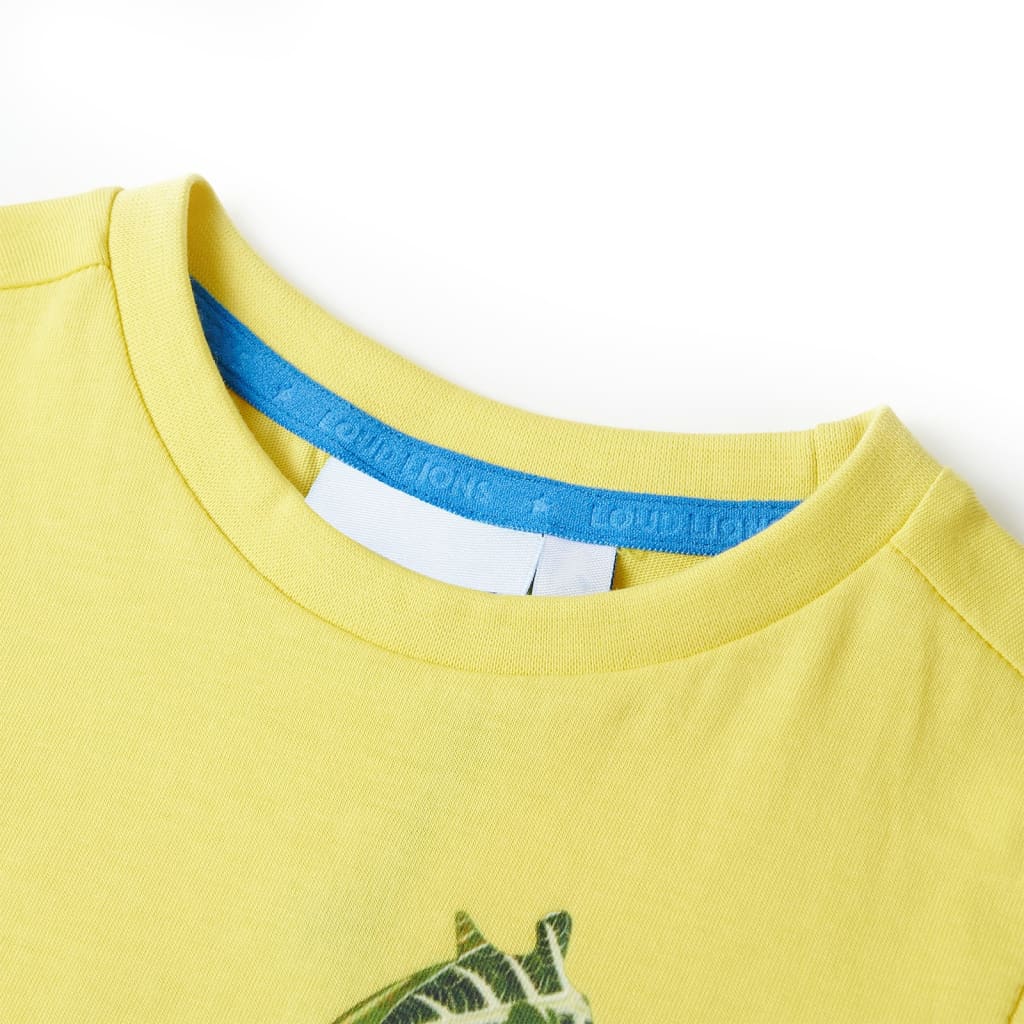T-shirt enfant jaune 128