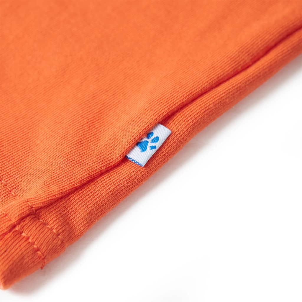 Kinder-T-Shirt Hellorange 140