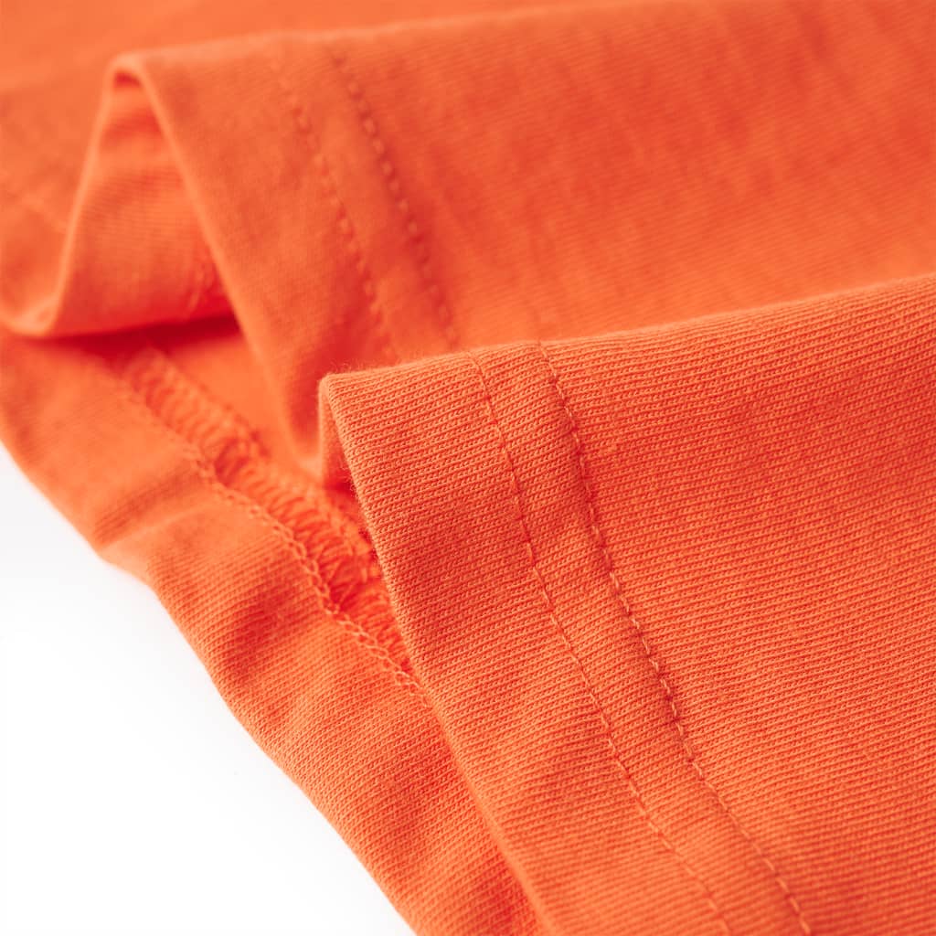 Kinder-T-Shirt Hellorange 140