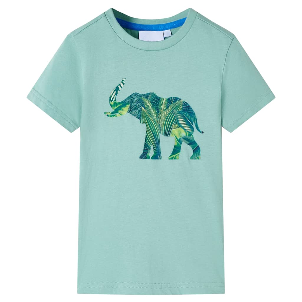 T-shirt enfant kaki clair 104