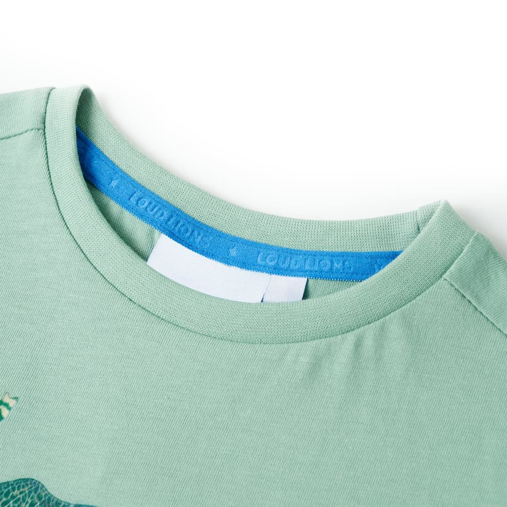 T-shirt enfant kaki clair 140