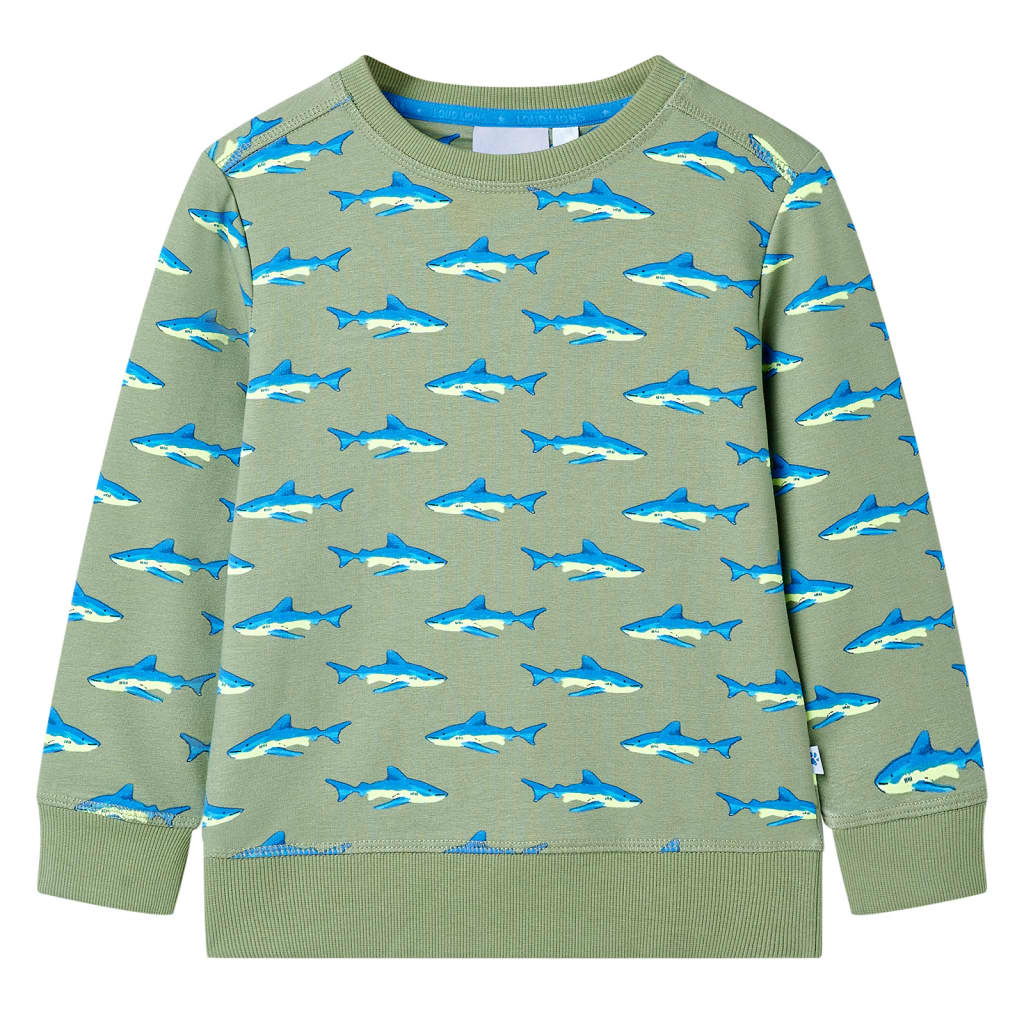 Sweat-shirt enfant Kaki clair 128