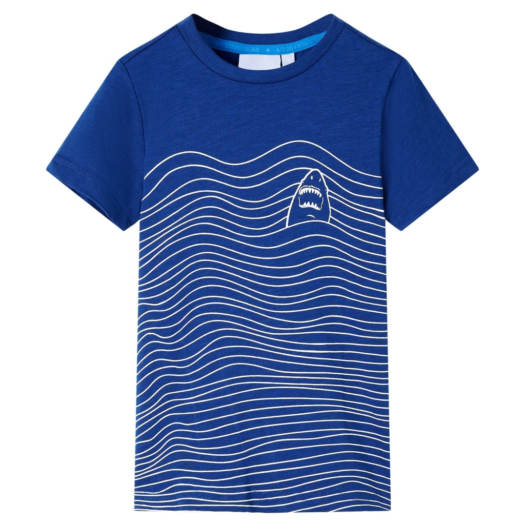 T-shirt enfant Bleu marine 128