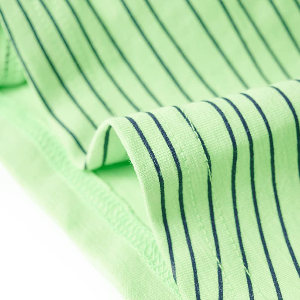 Kinder-T-Shirt Neongrün 128