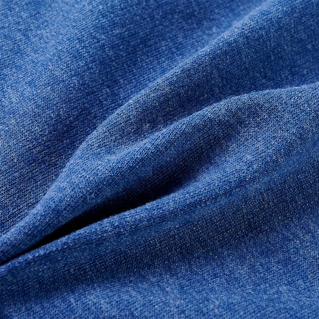 Kids' Zip-Up Hoodie Dark Blue Melange 92
