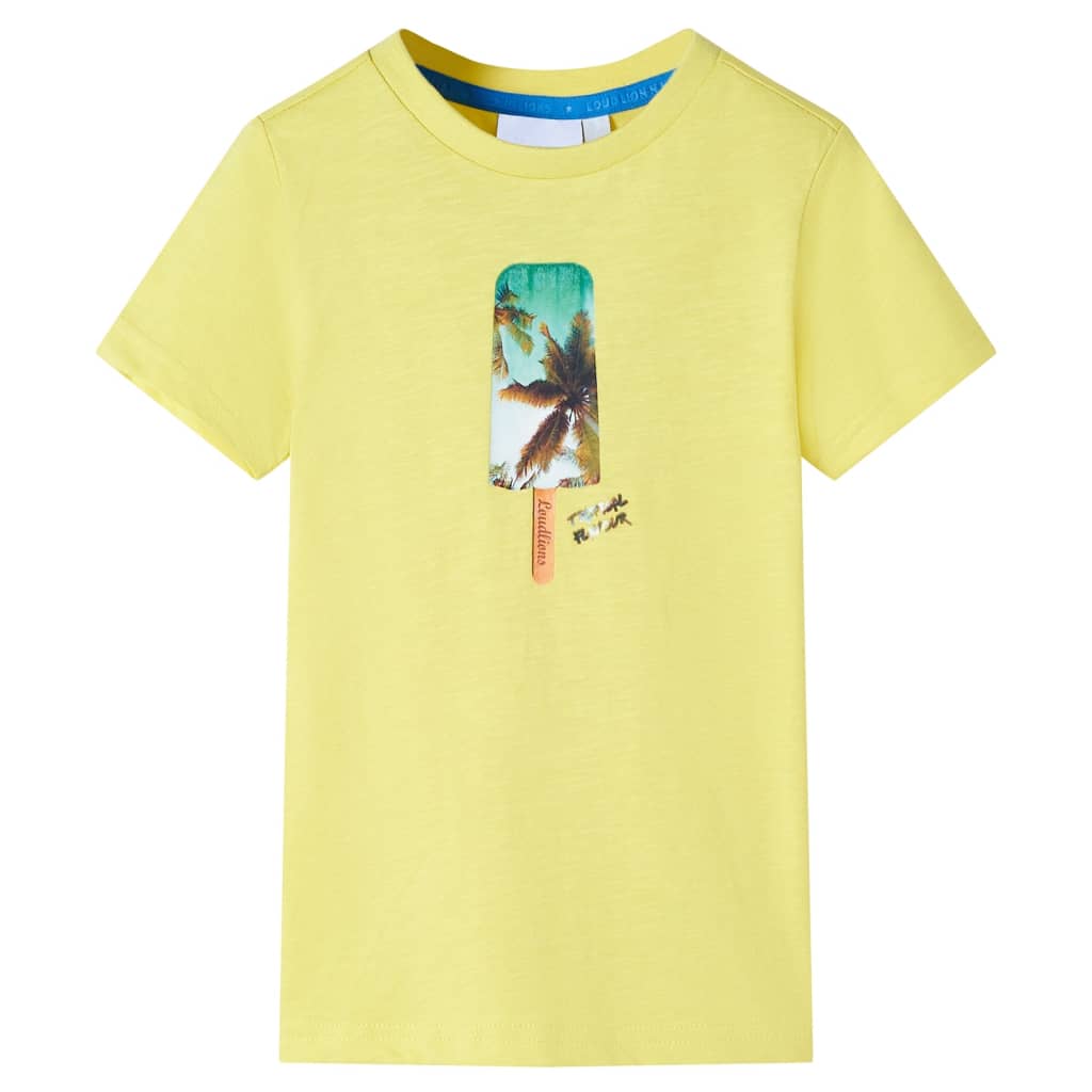 T-shirt enfant jaune 128
