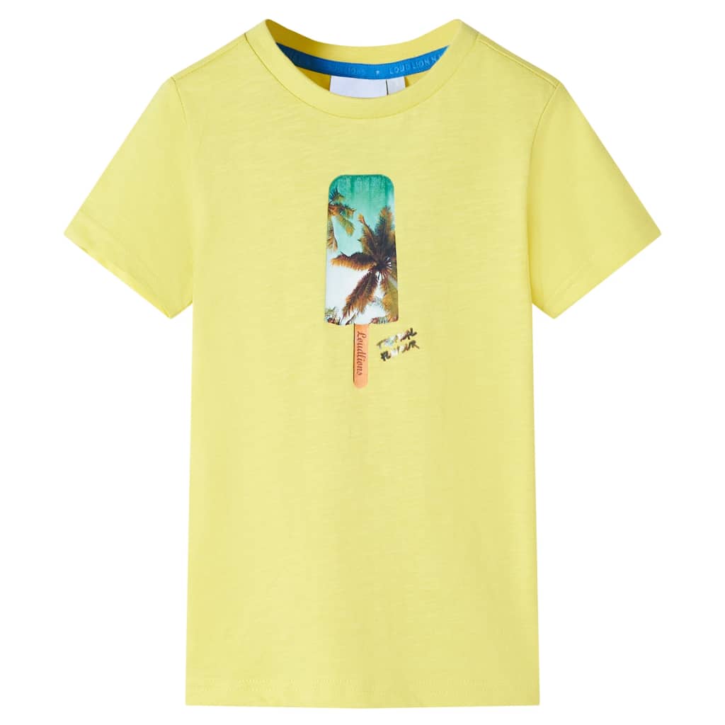 T-shirt enfant jaune 140