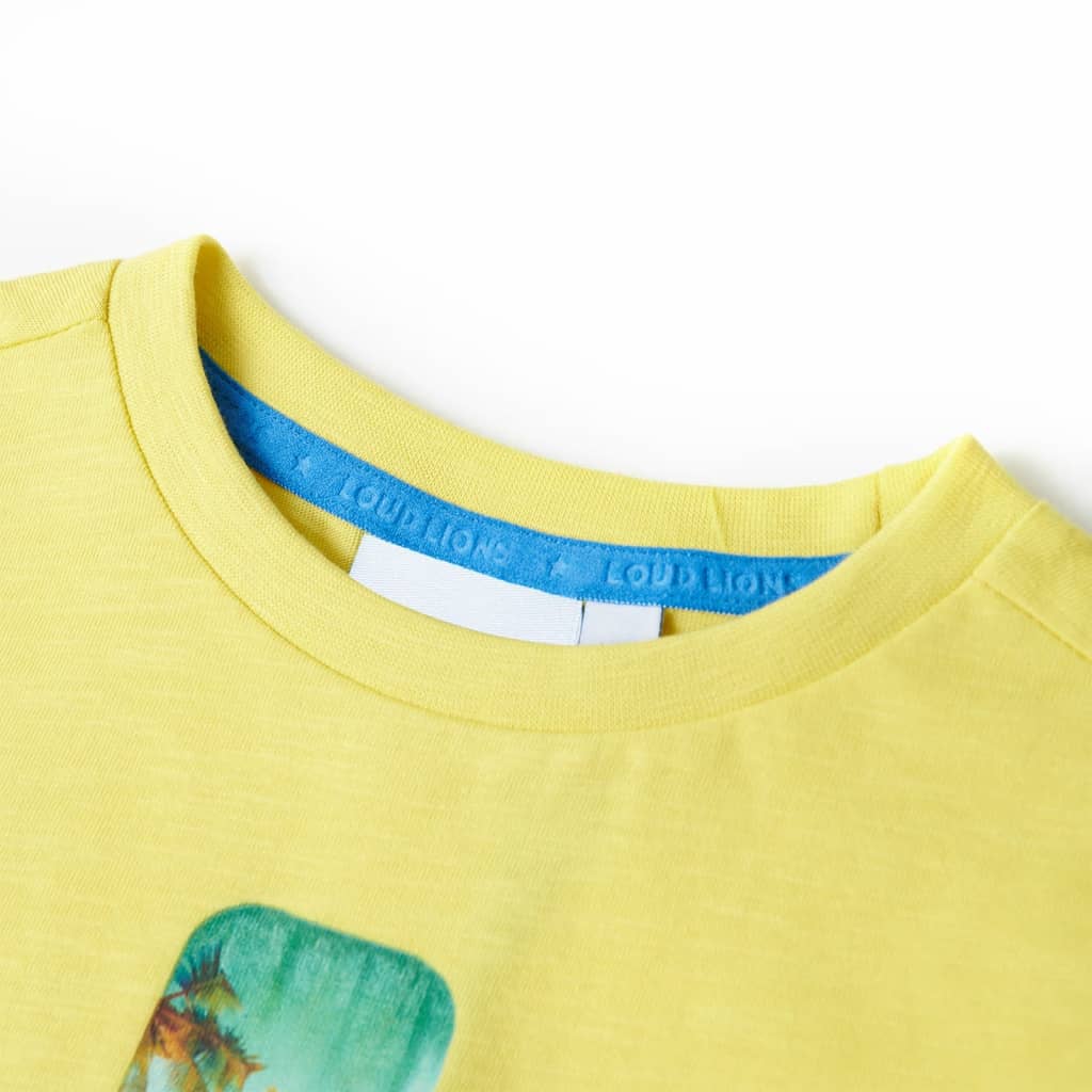 T-shirt enfant jaune 140