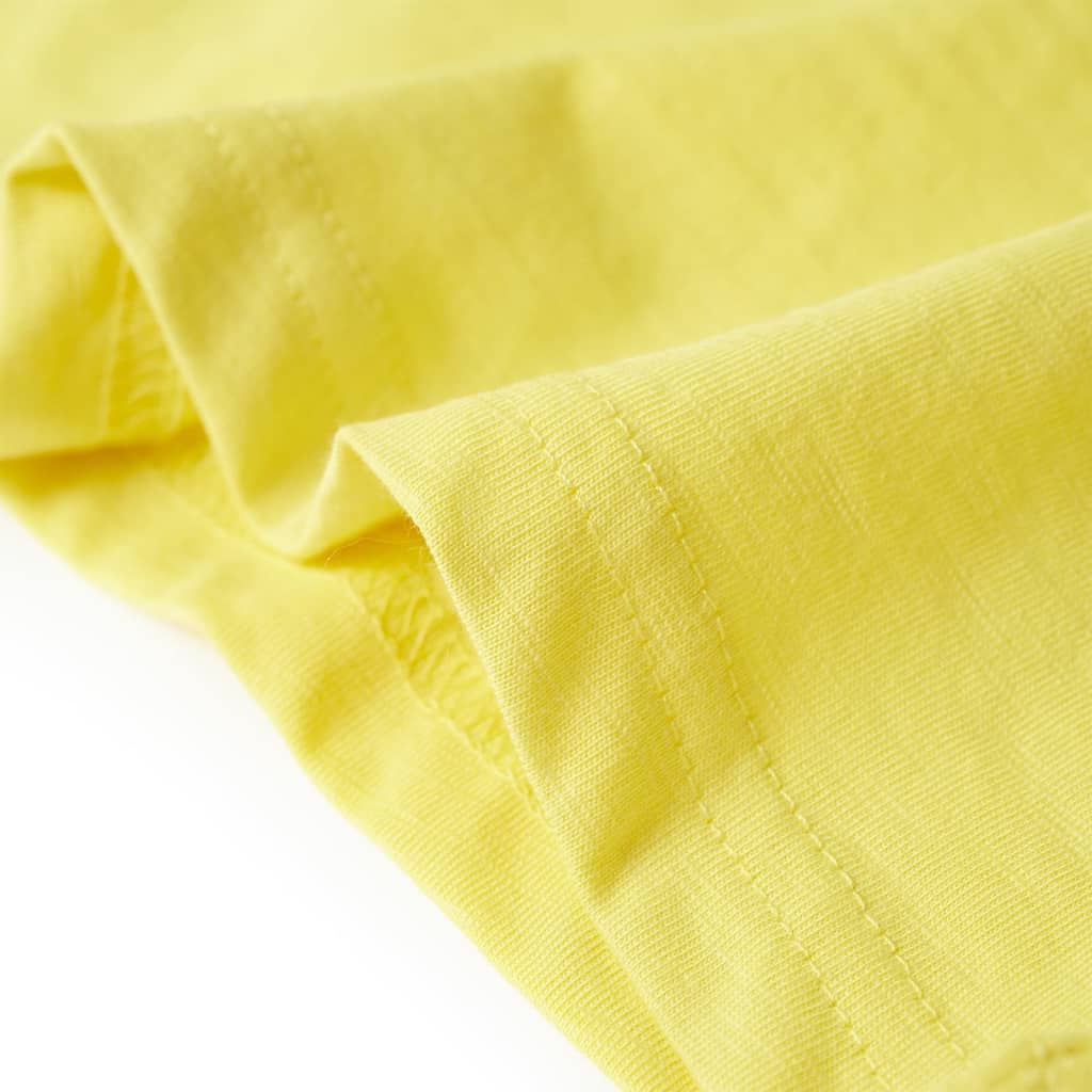 T-shirt enfant jaune 140