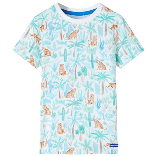 Kinder-T-Shirt Ecru 140