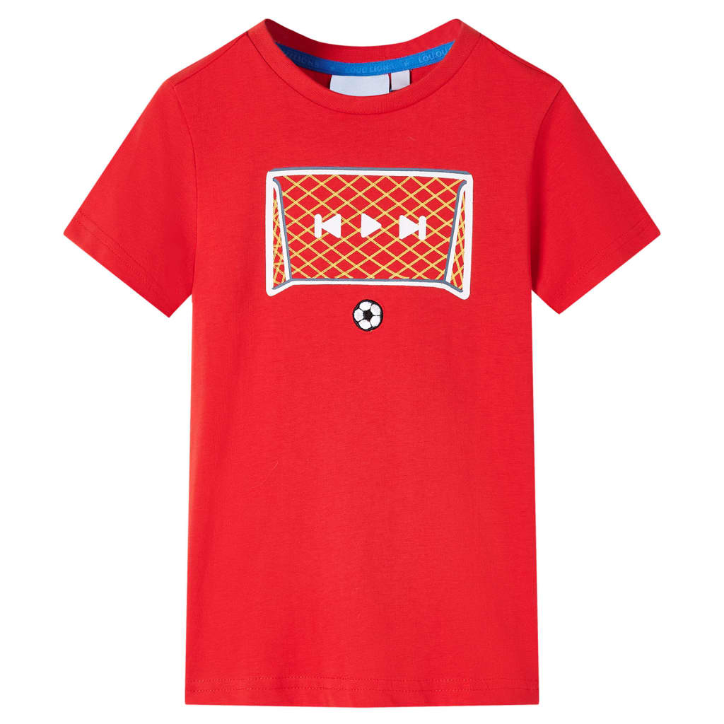 T-shirt enfant rouge 92