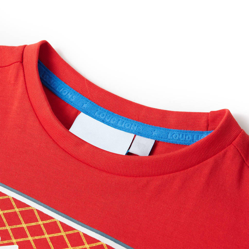 T-shirt enfant rouge 128