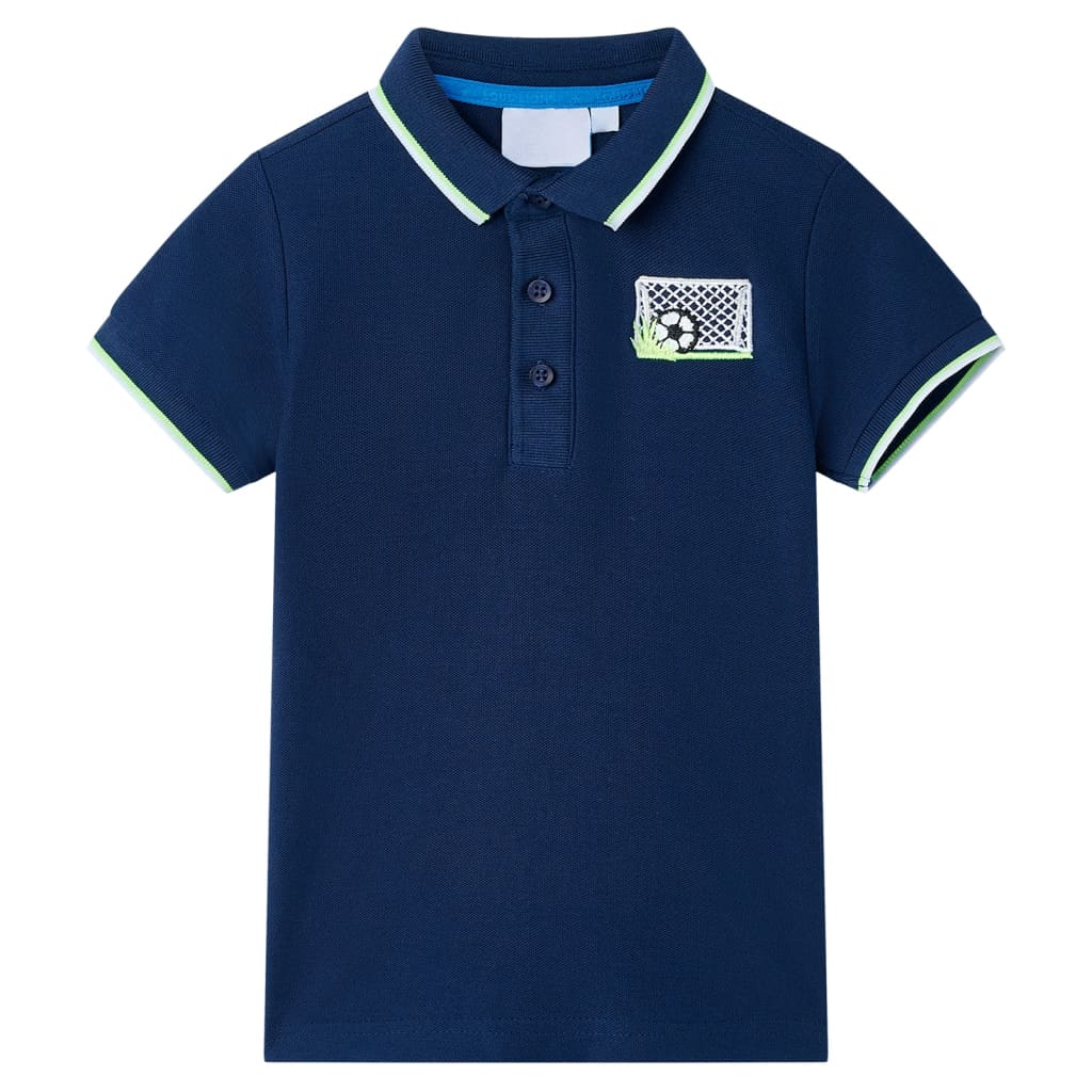Polo enfant marine 116