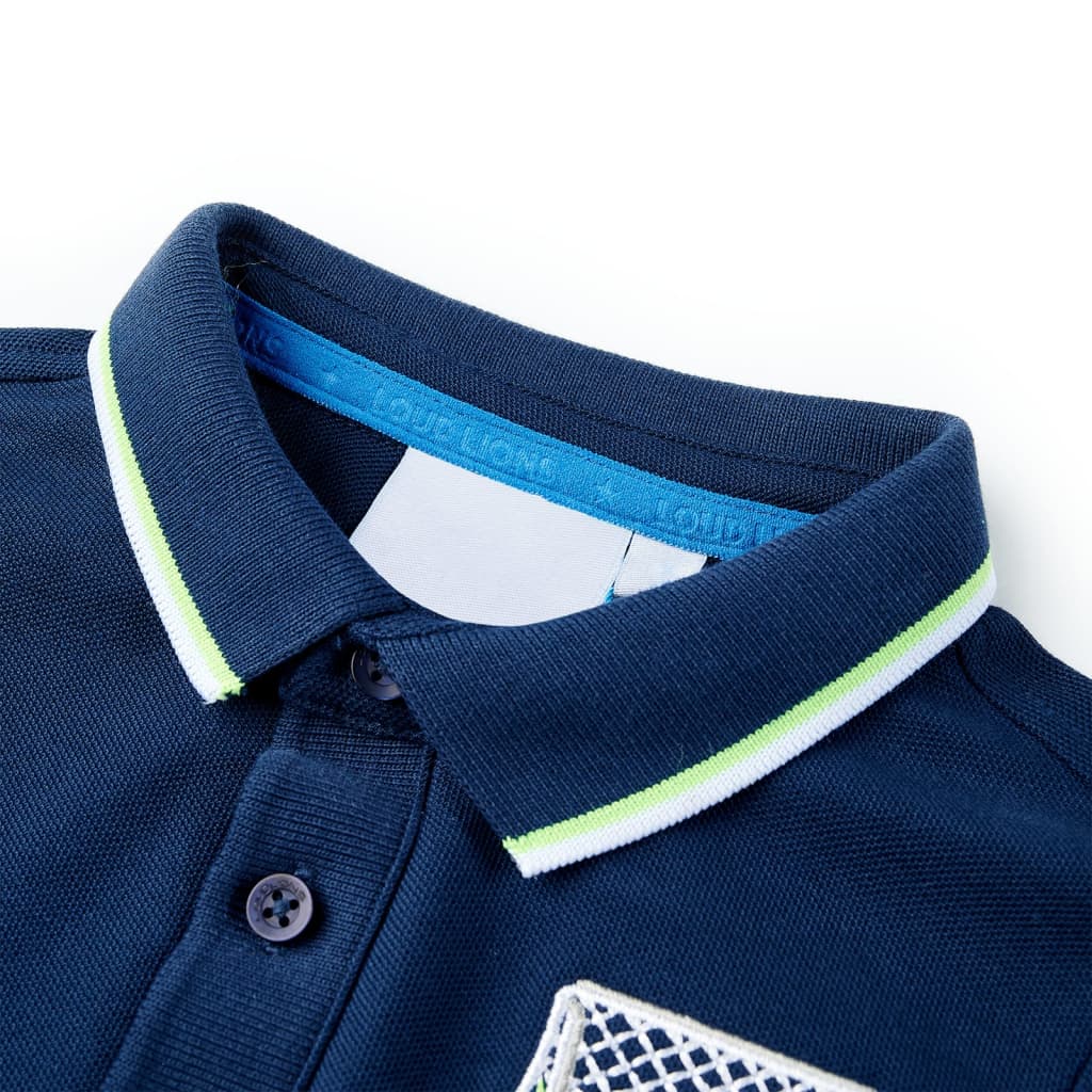 Polo enfant marine 116