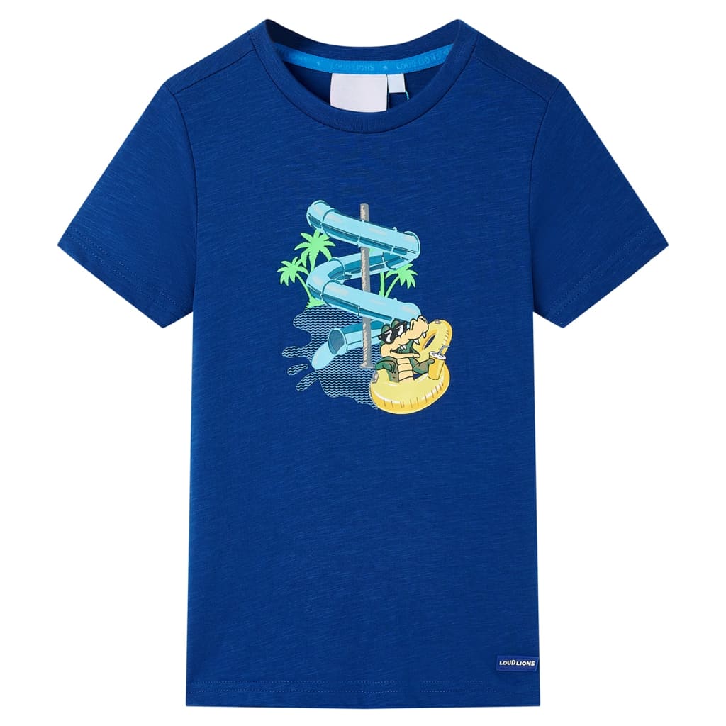 T-shirt enfant Bleu marine 128