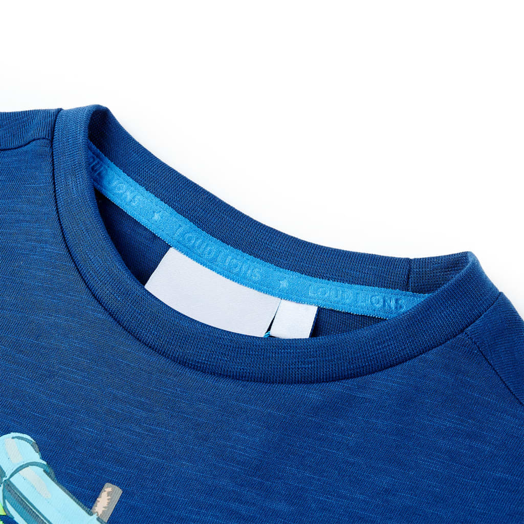 T-shirt enfant Bleu marine 128