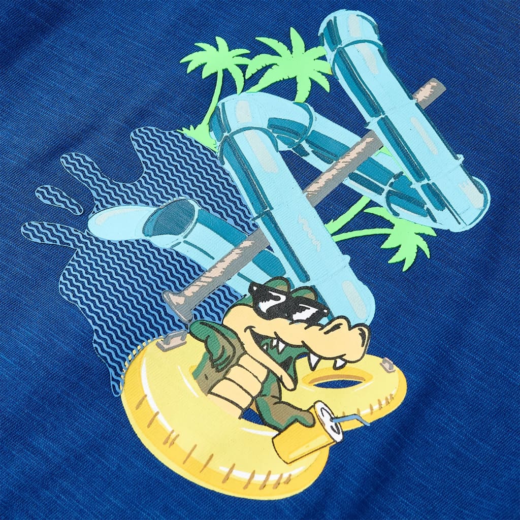 T-shirt enfant Bleu marine 128