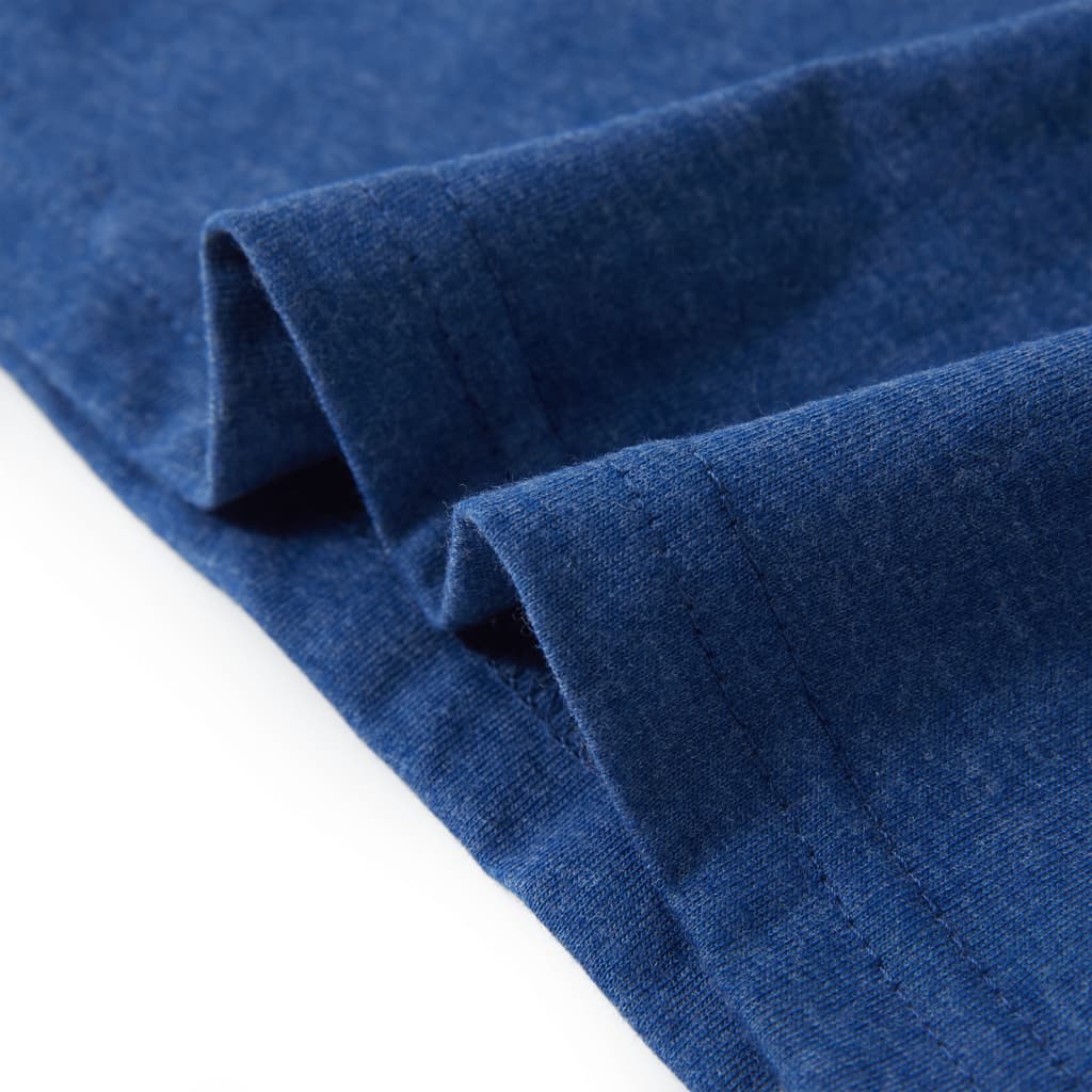 Débardeur enfant bleu marine chiné 116