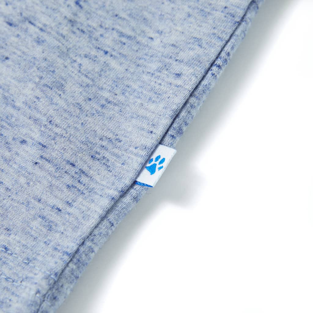 Débardeur enfant bleu chiné 128