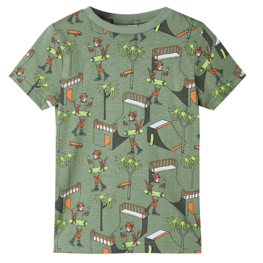 Pyjama court enfant kaki clair 116