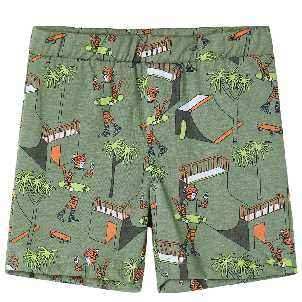 Pyjama court enfant kaki clair 116