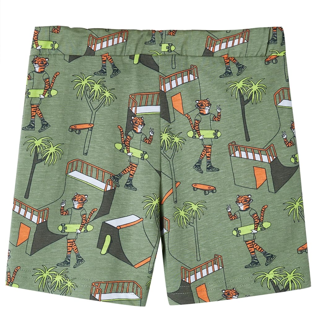 Pyjama court enfant kaki clair 116