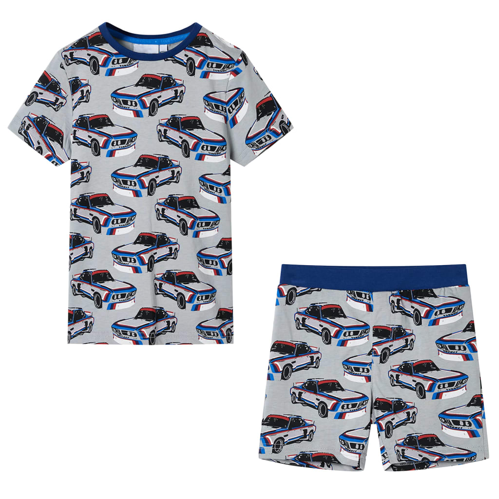 Kids' Short Sleeve Pajamas Gray 104