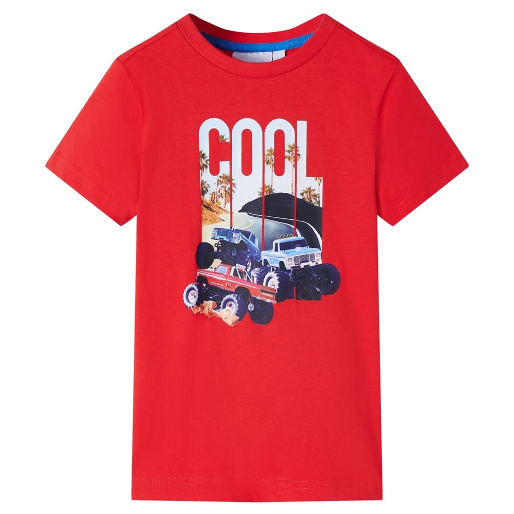 T-shirt enfant rouge 104