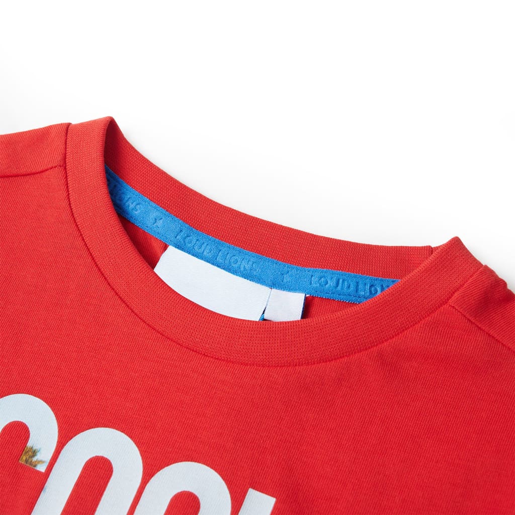 T-shirt enfant rouge 104