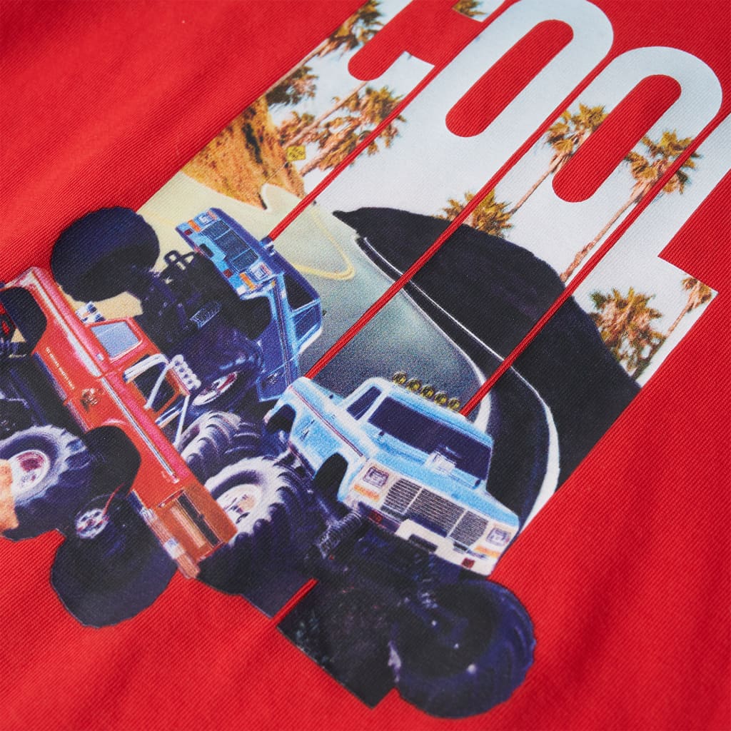 T-shirt enfant rouge 104